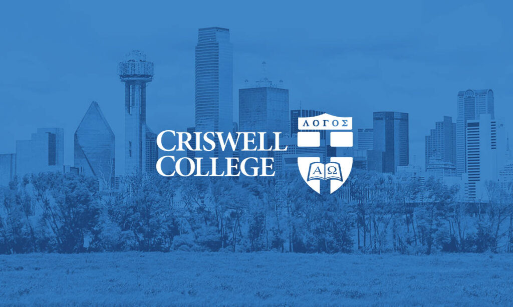Criswell College with Dallas skyline