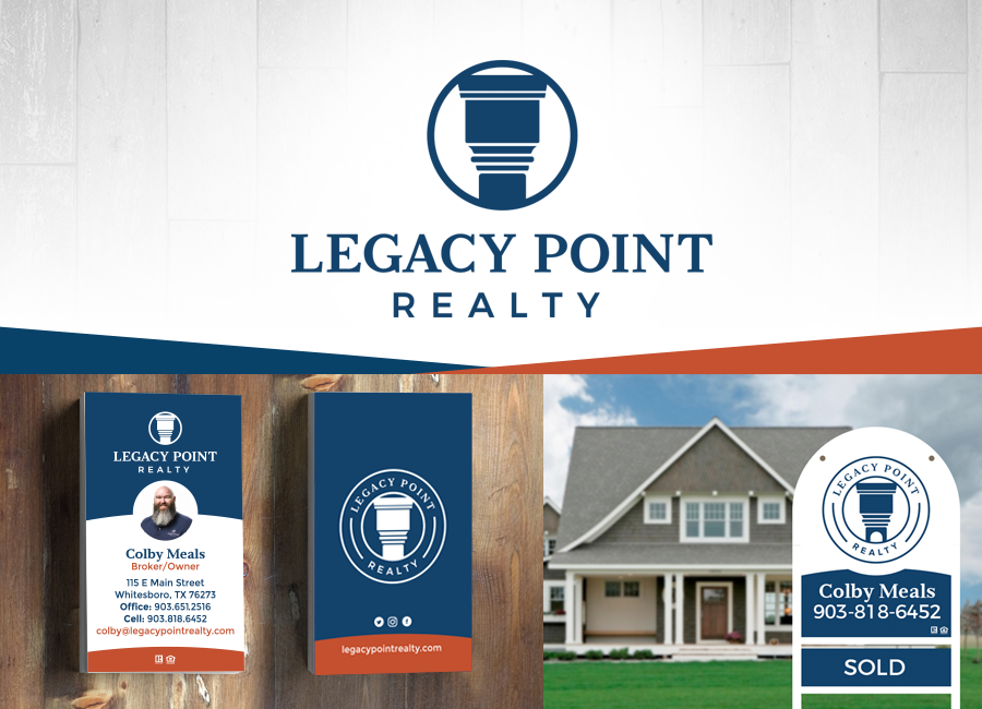 Legacy Point Realty brand identity