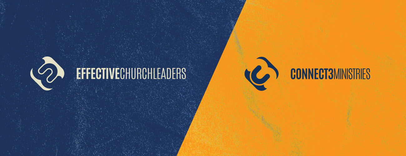 effective church leaders and connect3 ministries logos