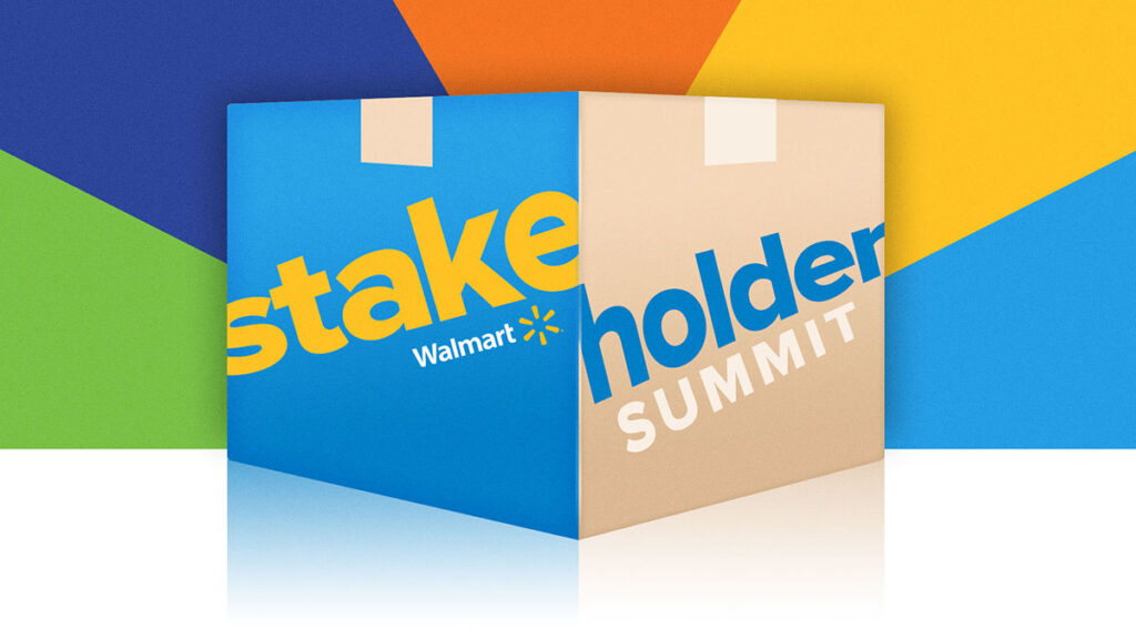 Walmart stakeholder summit meeting design